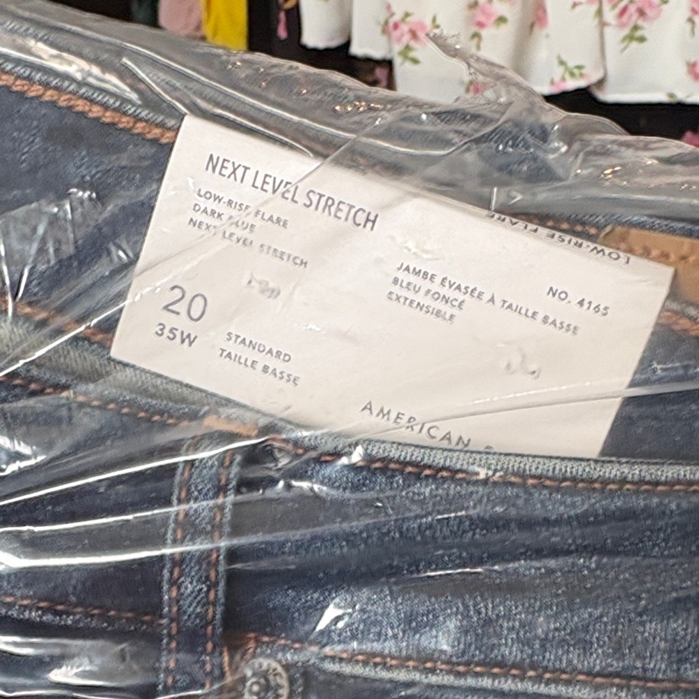 American Eagle Outfitters Flare Jeans - Dark Blue - Picture 5 of 6